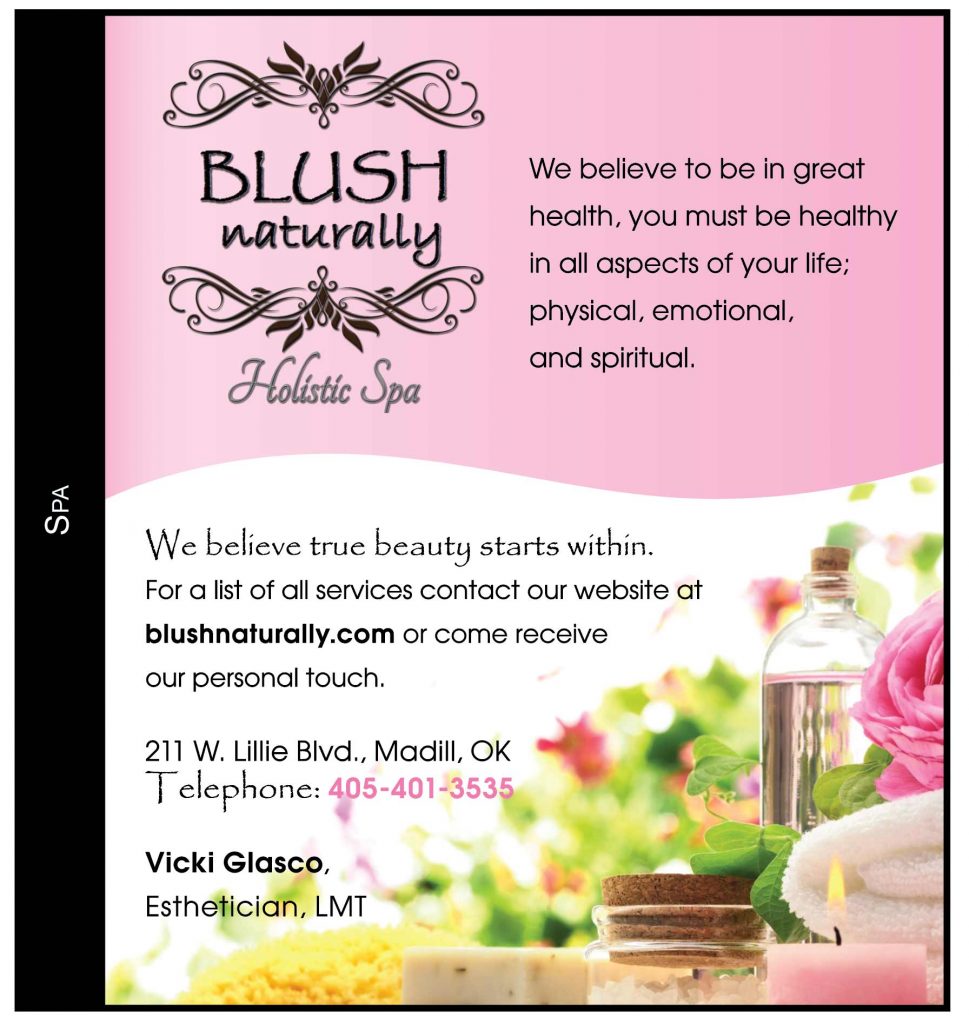 Blush Naturally - Madill, OK | Holistic Spa - Massage, Facials, Skin Treatments, Makeup and more